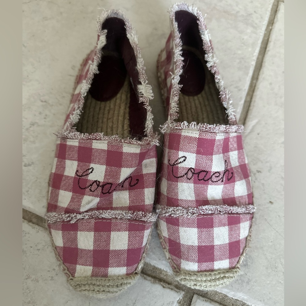 Coach Celine Espadrilles Gingham
